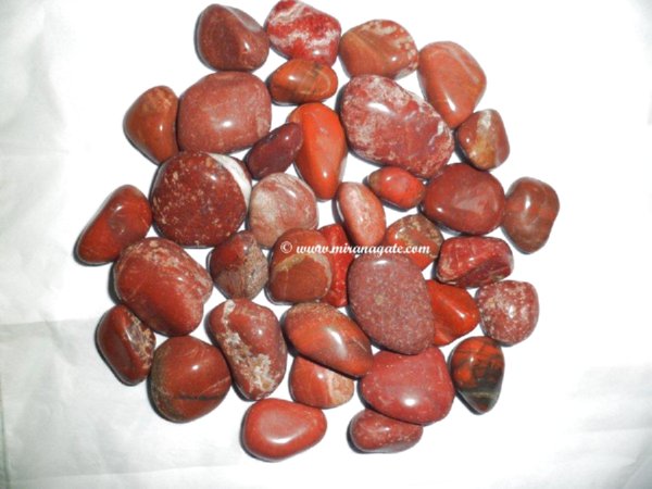 Manufacturers Exporters and Wholesale Suppliers of Red Jasper Pebbles Stone Khambhat Gujarat